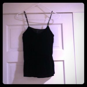 Velvet sleeveless top